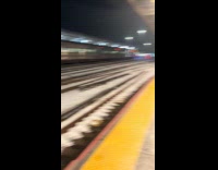 Submitter films fire in subway railway tracks