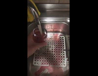 Wine glass fills with water turns to wine 