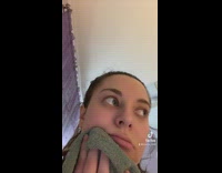 Girl on treadmill fails and puts two holes in wall