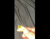 Collab BitchIG2 - Guy finds corner of twix candy bar wrapper