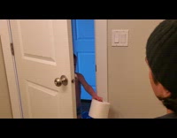 Dad pranks son nutella poop on hand