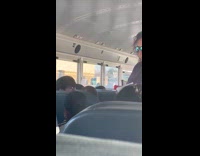 Students mocks driver tells girl move seat