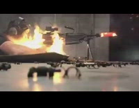 Guy tests assault rifle, gun explodes