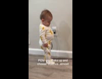 Mom calls out toddler pulling plug from socket