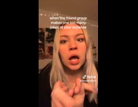 Friend group making jokes at a friends expense 