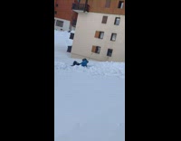 Guy backflips off small ramp and lands on back of his head