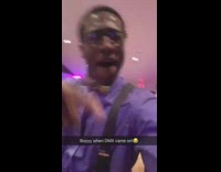 Guy dances with two ladies dance floor 