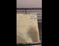 Lady adds ed to word smell to make it grammatically correct