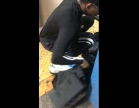 Guy wears multiple sneakers at once DIY 