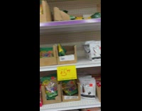 New supermarket uses the old pushcart from previous business