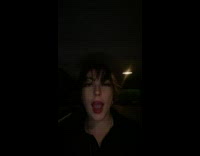 Woman shows off her new taser 