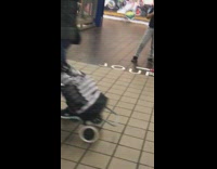 little boy sings in subway station