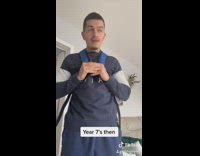 Guy shows difference between kids then now 