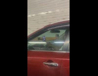 Man drives and watches TikTok videos inside
