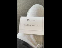 You have an STD wedding invitation 