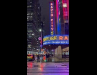 Man slips on street near music hall