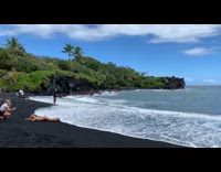 Woman bikini lay on stomach beach part 1