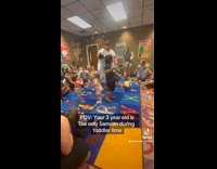 Somoan kid biggest in preschool 