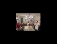 Family game mom hits man on face