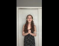 Girl congratulates daughter erica twerks white gown 