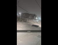 Person ride alone chairlift night snow mountain