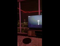 Collab BitchMP - Fake New Years fireworks on TV seattle 