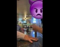 Knife game stabbing fail