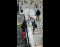 Girl gets caught taking pictures at world trade center 