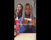 Two girls friends not from uk irish 