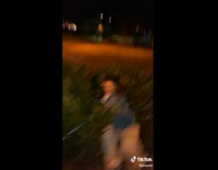 Guy pushes girl into bush george bush joke 