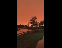 Color gradient weather rain thunder sunset