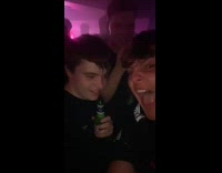 Guy screams after friend tries to kiss him