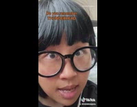 Girl impersonates edna mode from the incredibles 