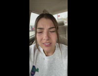 Girl tells story about restroom conversation