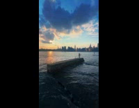 Collab WINY - Ballerina girl dances in pier during sunset