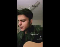 Guy shows video bloopers behind the scenes