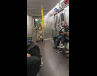 person green deer head long coat