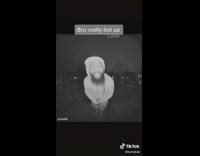 Guy visits front door of ex after breakup 