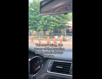 Collab VIBES - Woman sees owner of breaking bad house