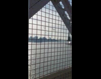 3 planes fly over bridge 