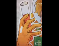 Collab BitchIG2 - Among us orange character drawing anime