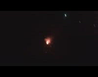 Firework tips over guy runs away fail 