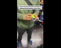 rubiks cube stop touch face