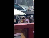 Collab IITW - Women at Outdoor Dining Dance for Video 