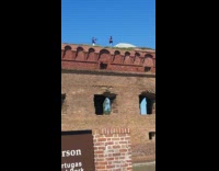 Guy black shirt play guitar fort jefferson