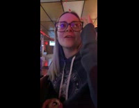 Sneaky link walks into bar with girlfriend 
