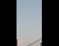 Man in the sky with parachute