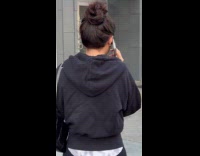 Collab WINY - Opossum outside wells fargo