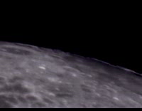 Mars appearing after being blocked by moon