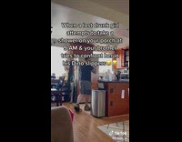 Lost drunk girl washes herself on random porch 